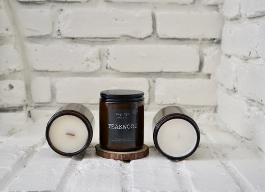 Teakwood wood wick